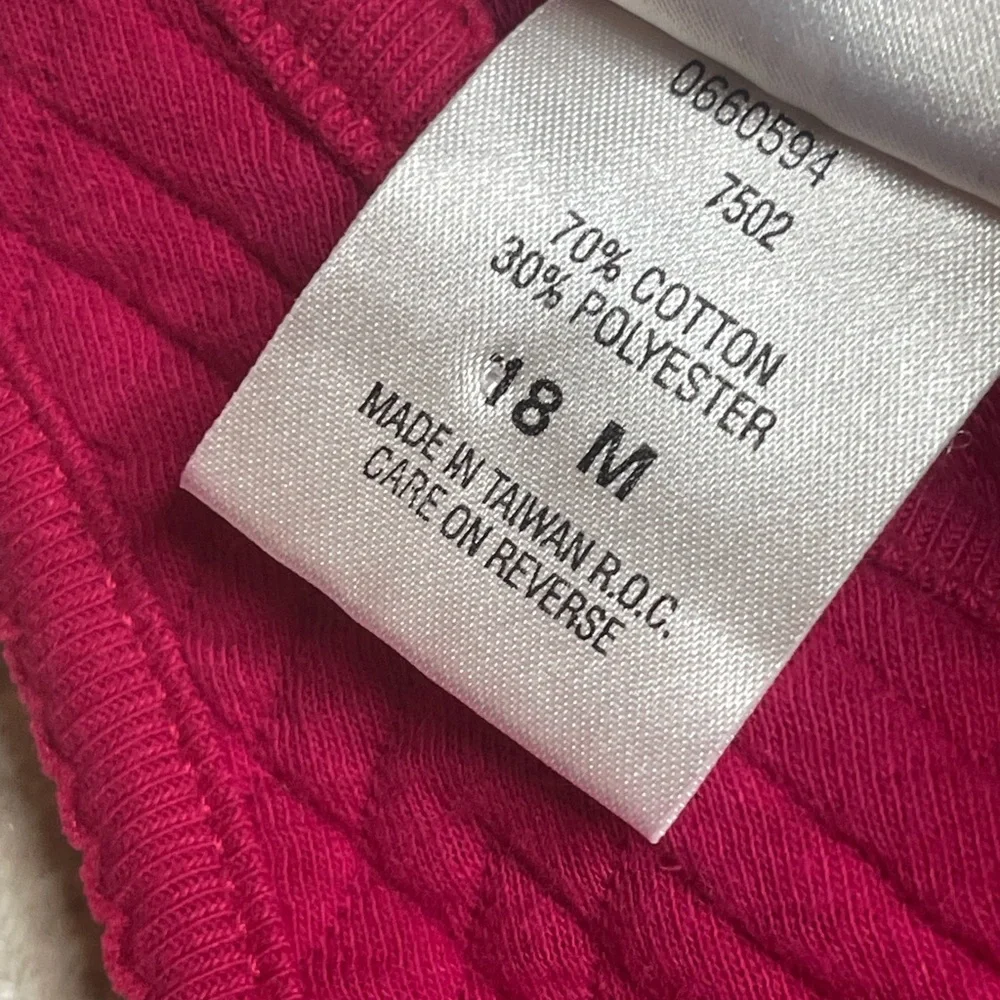 Vintage Oshkosh b’gosh 18 months pink‎ romper